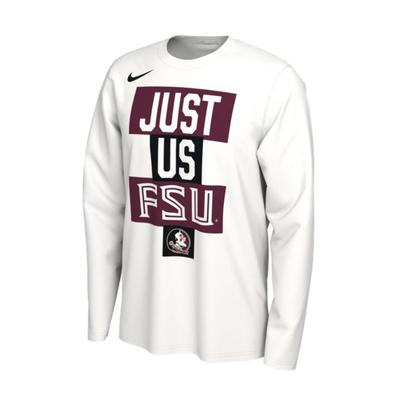 Florida State Nike Men's 2021 Just Us Bench Long Sleeve Shirt