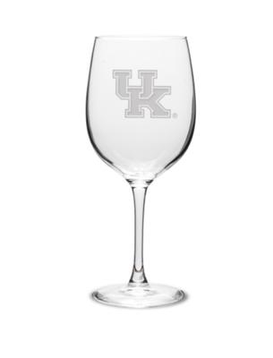 Kentucky 12 Oz. Satin Etch Wine Glass