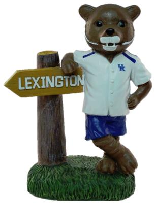 Kentucky Mascot W/ Sign Figure