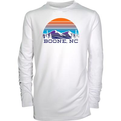 Boone Toddler Long Sleeve Mountain Circle Sun Shirt