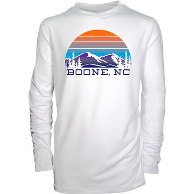 Boone YOUTH Long Sleeve Mountain Circle Sun Shirt