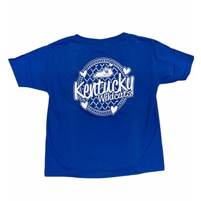 Kentucky YOUTH Patterned Hearts Tee