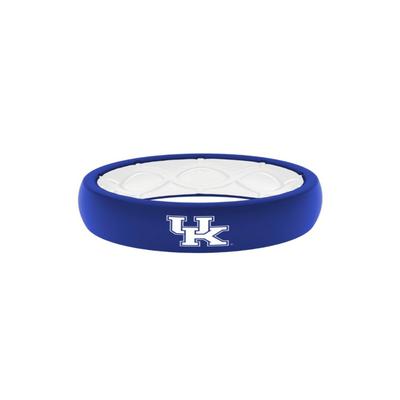 Kentucky Groove Ring Thin Blue with White UK Logo