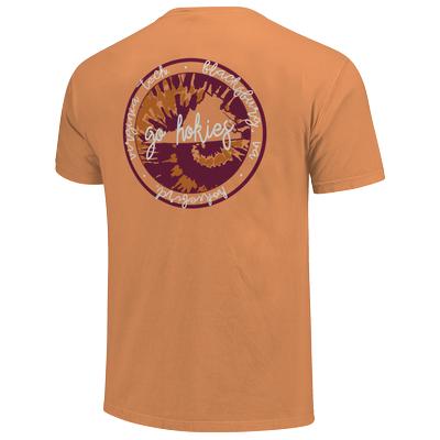 Virginia Tech Comfort Colors Script State T-Shirt