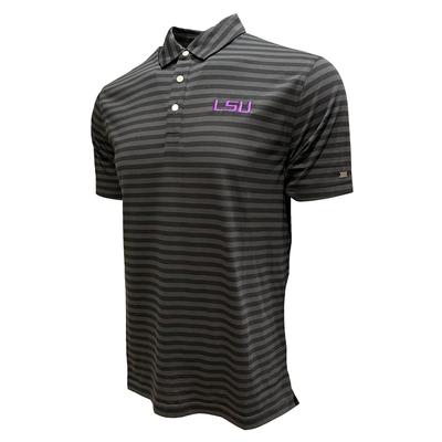LSU Nike Golf Men's Player Stripe Polo