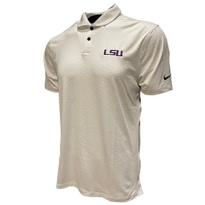 LSU Nike Golf Men's Vapor Micro Stripe Polo