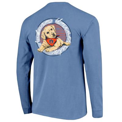 Auburn Good Dog Comfort Color Women's Long Sleeve Tee