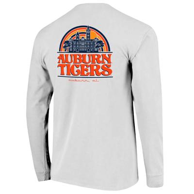 Auburn Campus Rainbow Comfort Colors Women's Long Sleeve Tee
