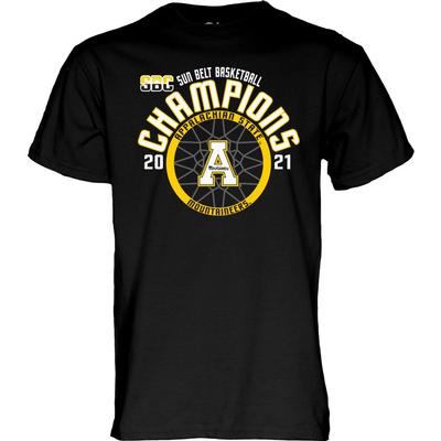 Appalachian State Basketball 2021 Sun Belt Tournament Champions Tee