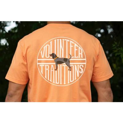 Tennessee Volunteer Traditions Bluetick Stamp Orange Pocket Tee