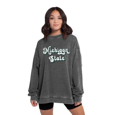 Michigan State Chicka-D Women's Groovy Shadow Campus Crew