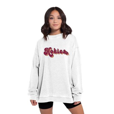 Virginia Tech Chicka-D Women's Groovy Shadow Campus Crew