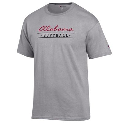 Alabama Champion Bar Script Softball Tee
