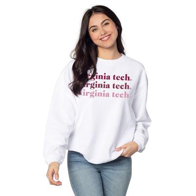 Virginia Tech Chicka-D Repeating Corded Sweatshirt