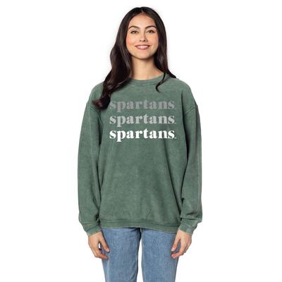 Michigan State Chicka-D Repeating Corded Sweatshirt