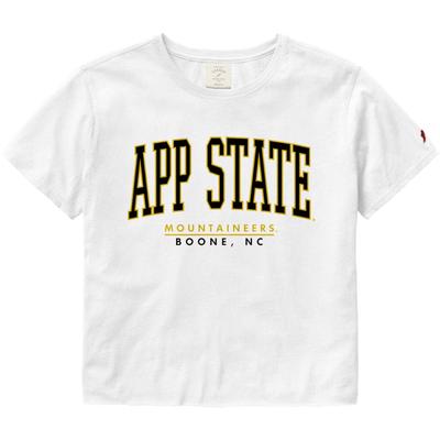 Appalachian State League Women's Clothesline Crop Tee