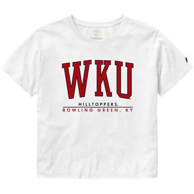 Western Kentucky League Women's Clothesline Crop Tee