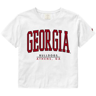 Georgia League Women's Clothesline Crop Tee