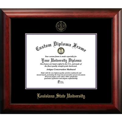 Louisiana State Satin Diploma Frame
