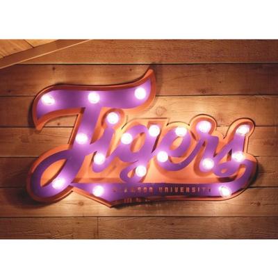 Clemson 3D Lit Metal Sign
