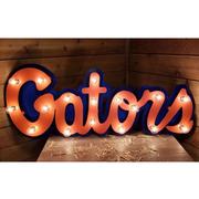  Florida Gators 3d Lit Metal Sign
