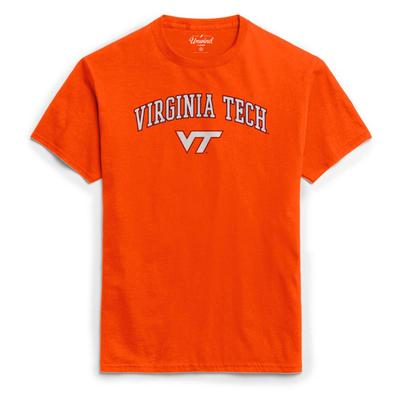 Virginia Tech League Women's Puff Arch Logo Tee