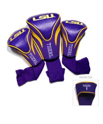 LSU 3 Pack Contour Golf Club Head Covers