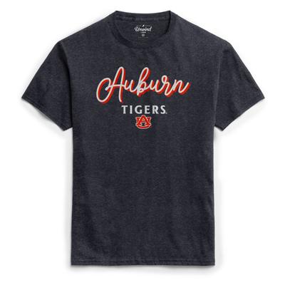 Auburn League Women's Puff Girly Script Tee