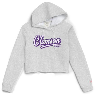 Clemson League Women's 1636 Cropped Hoodie