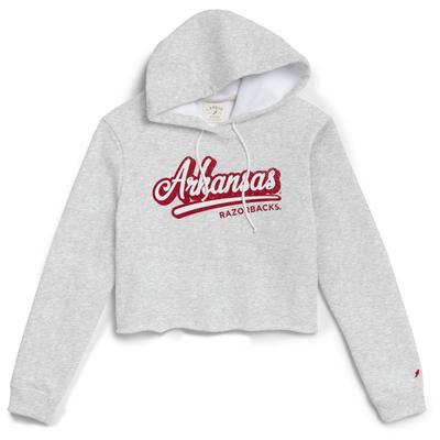 Arkansas League Women's 1636 Cropped Hoodie