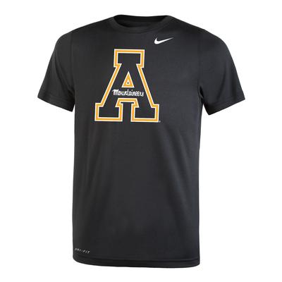 Appalachian State Nike Youth Short Sleeve Dri-FIT Legend Tee