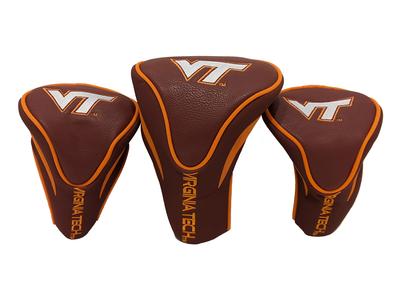 Virginia Tech 3 Pack Contour Headcovers