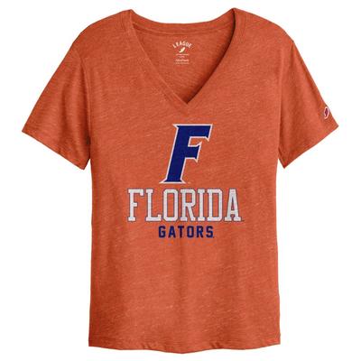 Florida League Women's Boyfriend Block V Neck