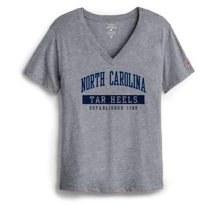 UNC League Women's Intramural Boyfriend V Neck Tee