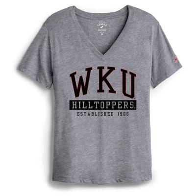Western Kentucky League Women's Intramural Boyfriend V Neck Tee