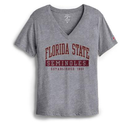 Florida State League Women's Intramural Boyfriend V Neck Tee