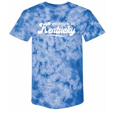 Kentucky Summit Retro Script Short Sleeve Comfort Colors Tie Dye Tee