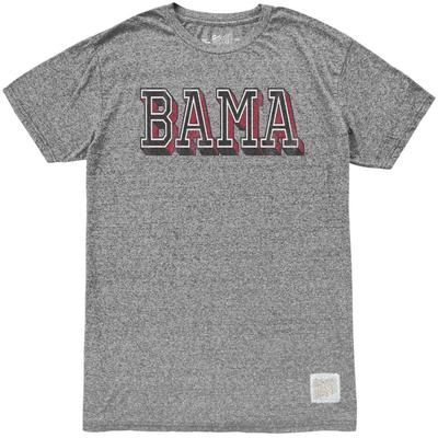 Alabama Retro Brand Block Bama Mock Twist Tee