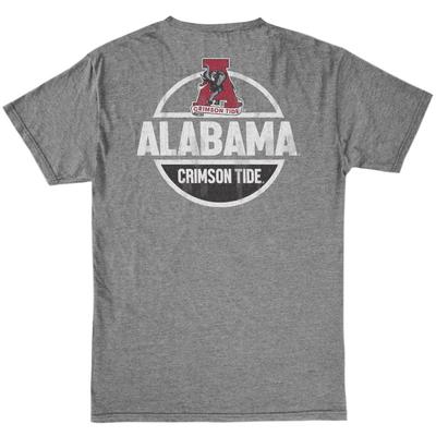 Alabama Retro Brand Bold Circle Tee