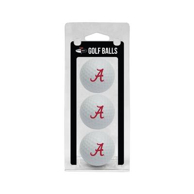 Alabama 3 Pack Golf Balls