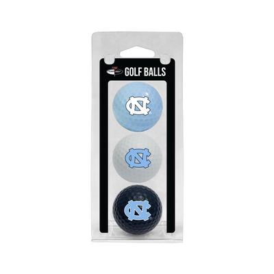UNC 3 Pack Golf Balls