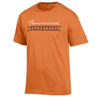 Tennessee Champion Women's Script Bar Mascot Tee