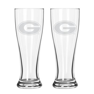 Georgia 16 oz Frost Pilsner Glass