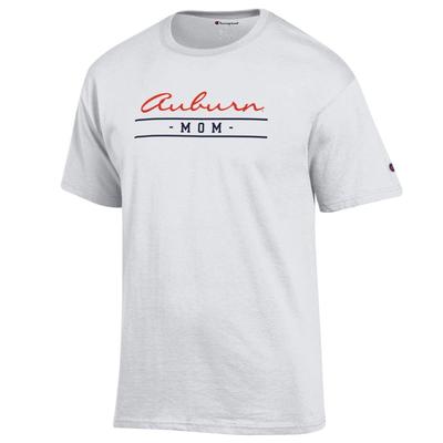 Auburn Champion Women's Script Bar Mom Tee