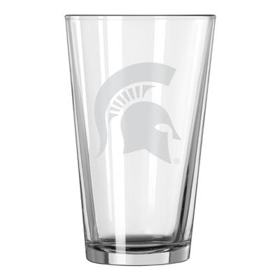 Michigan State 16 oz Frost Pint Glass
