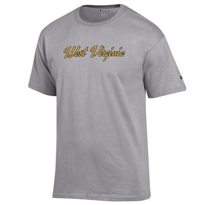West Virginia Champion Women's Basic Script Tee