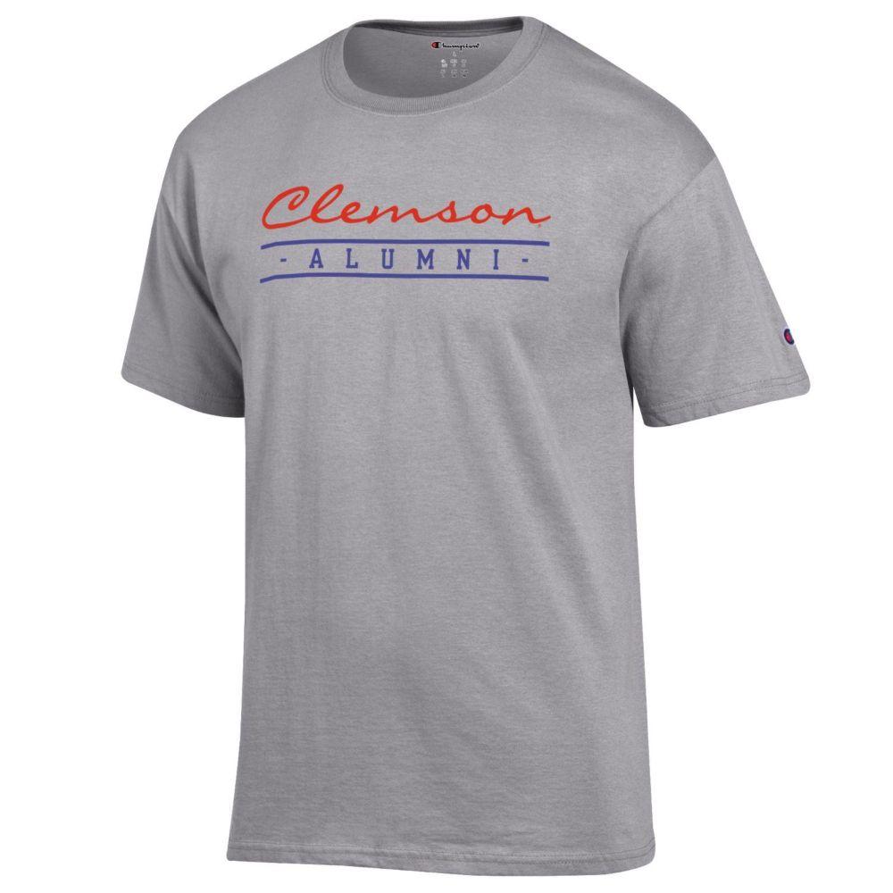 Clemson Champion Women's Script Bar Alumni Tee