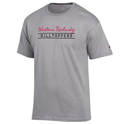 Western Kentucky Champion Women's Script Bar Mascot Tee