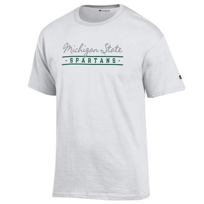 Michigan State Champion Women's Script Bar Mascot Tee