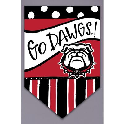 Georgia Magnolia Lane Go Dawgs Garden Flag